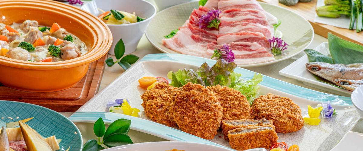 夕食バイキング