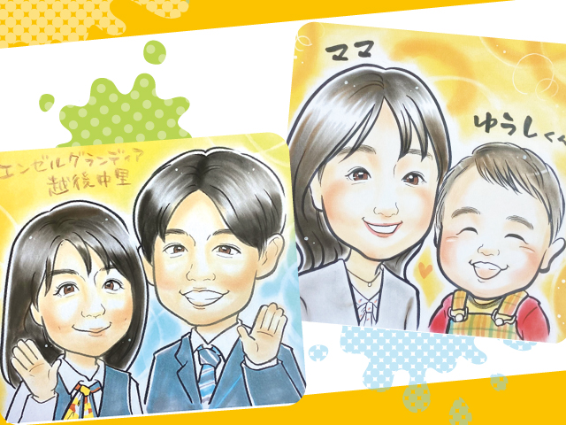 すぎともさんの“おもいで似顔絵会”