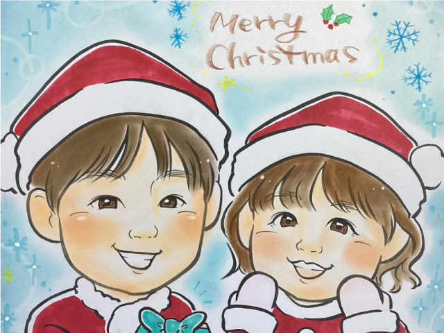 すぎともさんの“冬のおもいで似顔絵会”