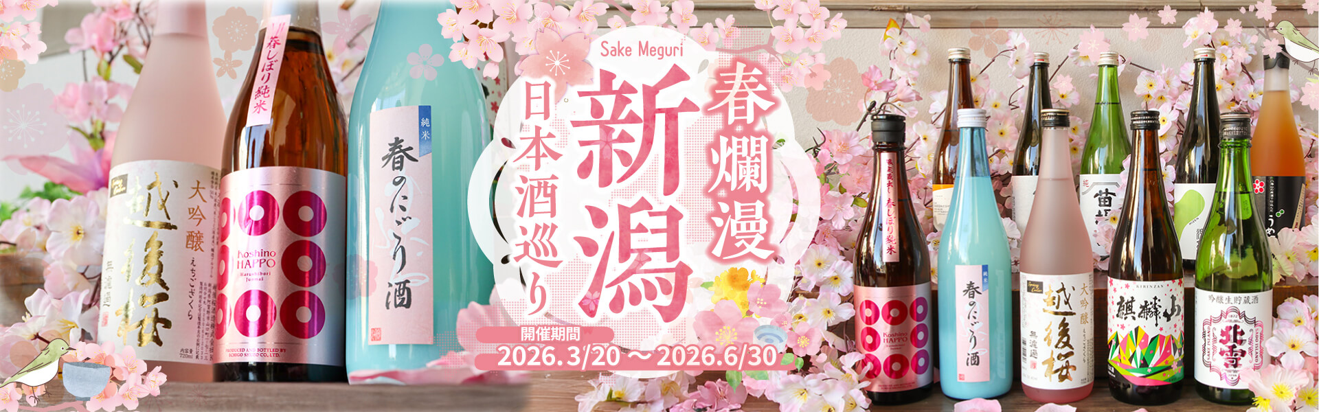 春爛漫 新潟 日本酒巡り